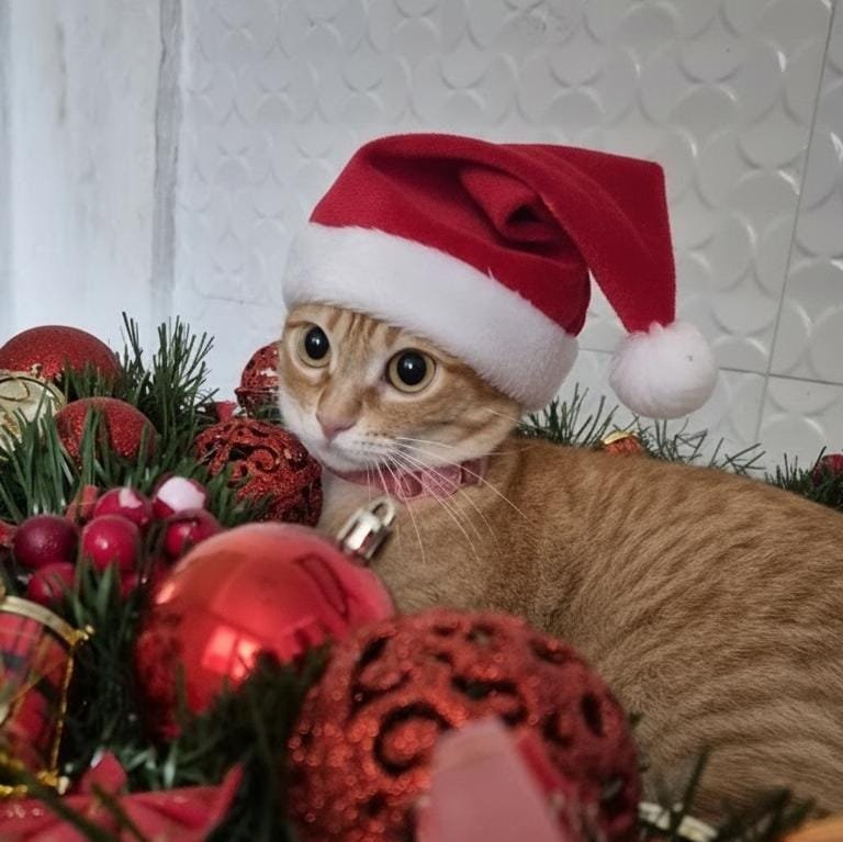 Roupinha de Natal para a Ellie